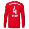 Maillot à Manches Longues FC Bayern Munich De Ligt 4 Domicile 2022-23 Pour Homme